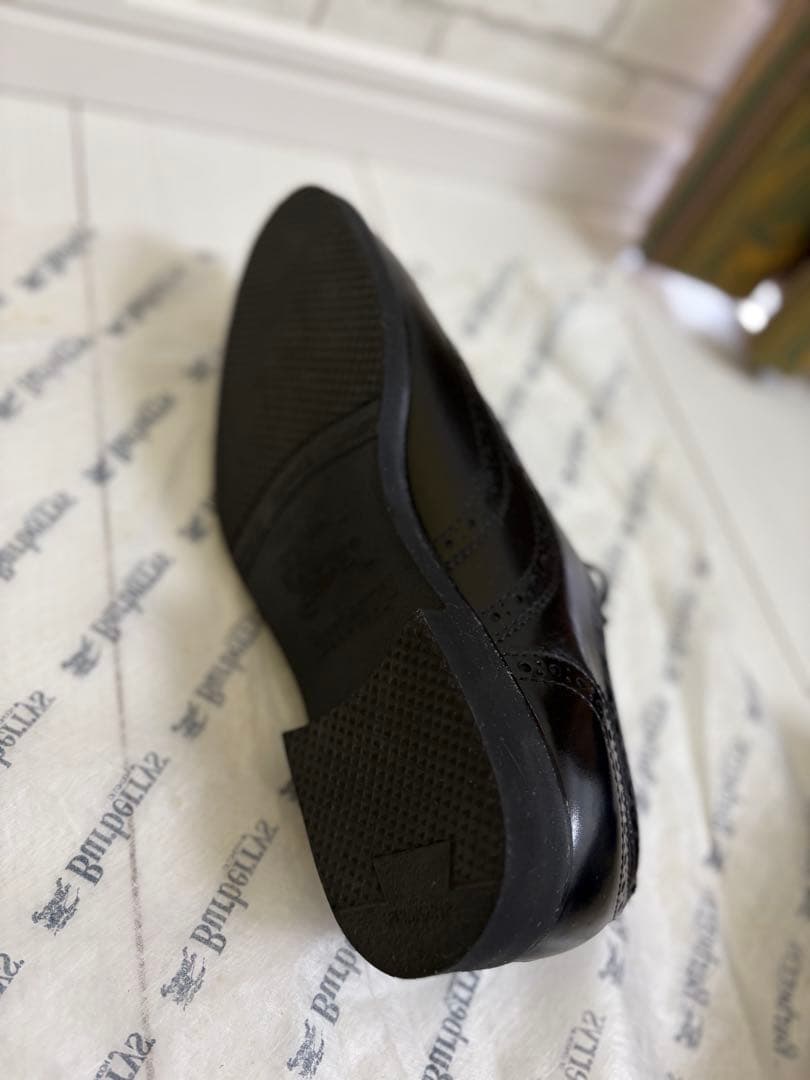 Burberry バーバリー　ブラック ビジネス　革靴　ヴィンテージ　箱付き