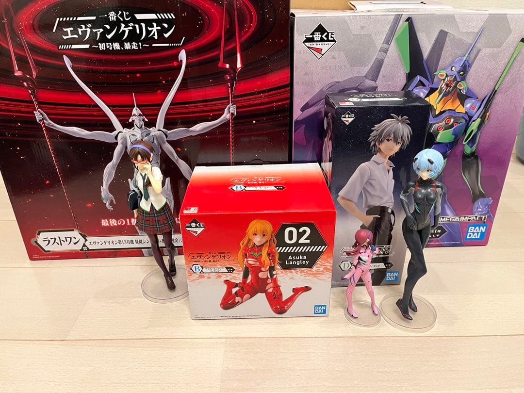 エヴァンゲリオン フィギュアセット 一番くじ