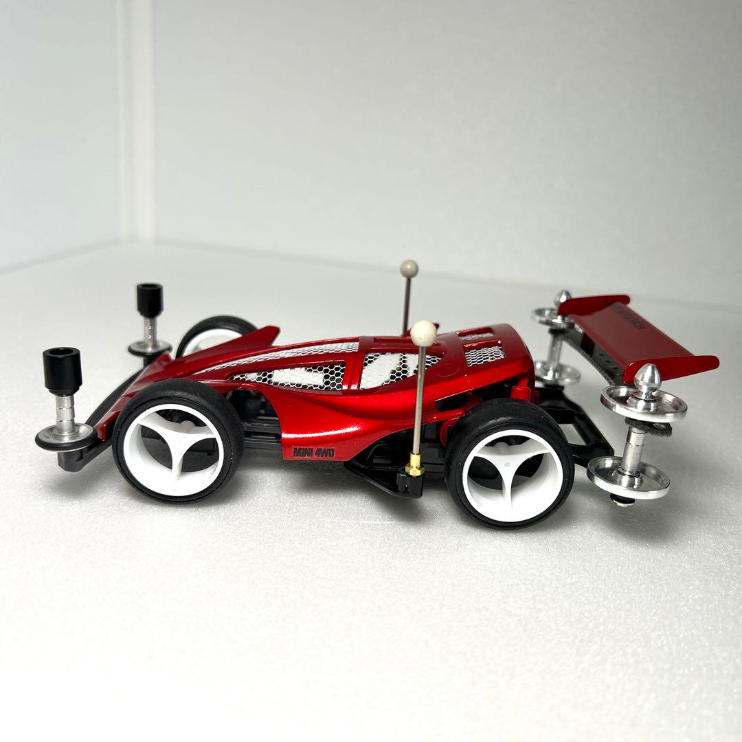 ミニ四駆　ビッグバンゴースト　タミヤ　完成品　肉抜　キャンディ　塗装　スーパー1