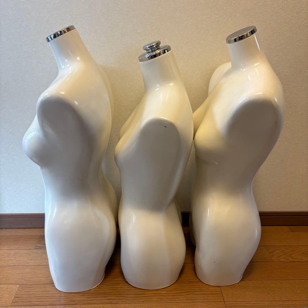 激安 ReBody ABS マネキンボディトルソー 3体セット 業務用 店舗什器