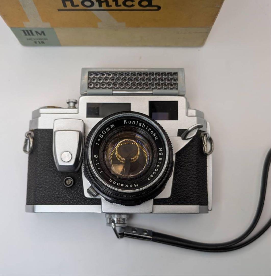 Konica IIIM 50mm F1.8 フィルムカメラ　箱付