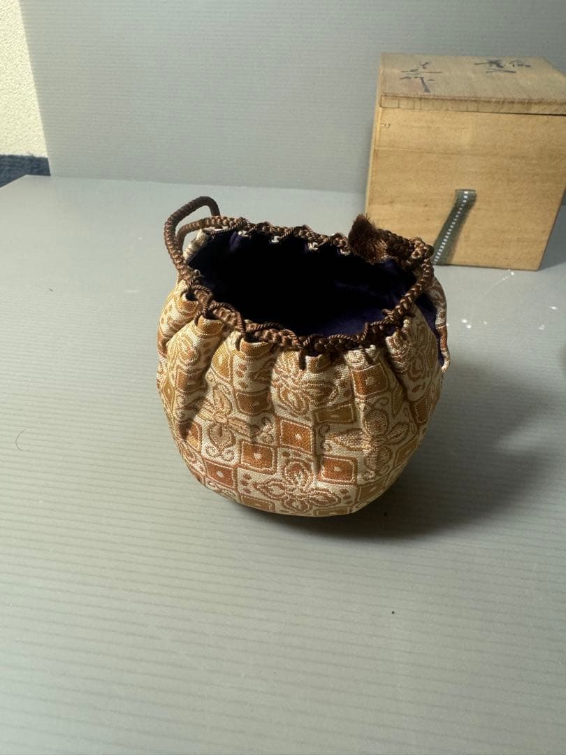 2481 桶谷定一作 大海　茶入　茶道具