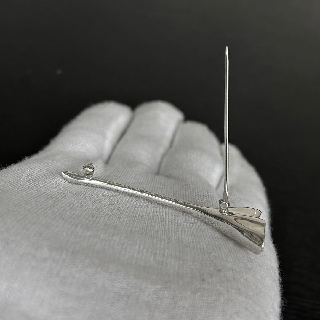 ティファニー　ブローチ　イチョウモチーフ　銀杏　ピンバッチ　シルバー925 箱