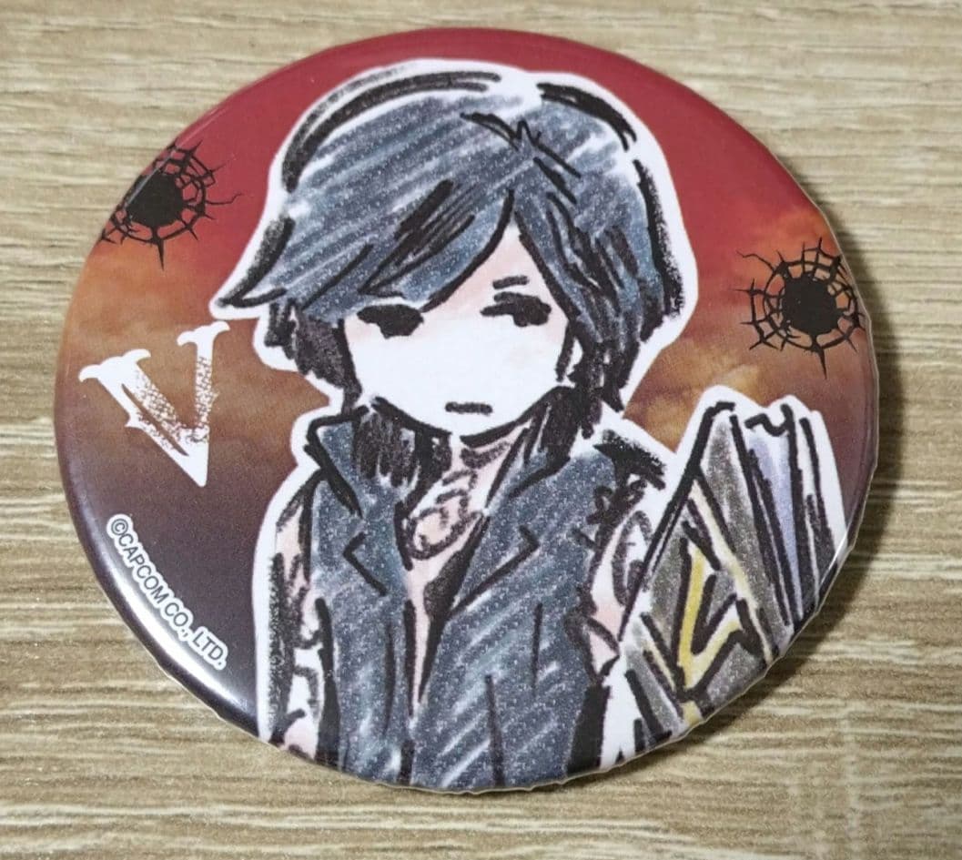 デビルメイクライ　グラフアート　缶バッジ　V　②