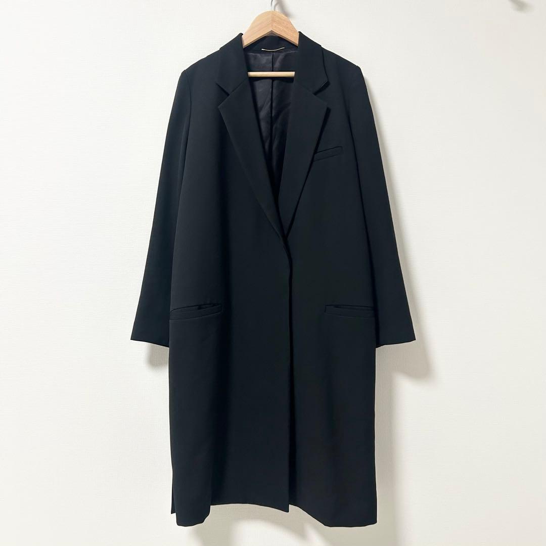 Deuxieme Classe ウールチェスターコート　ブラック