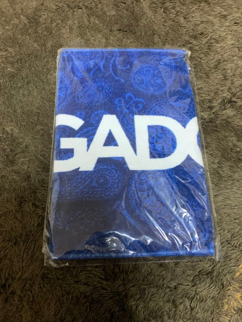 GADORO フェイスタオル 青色 新品