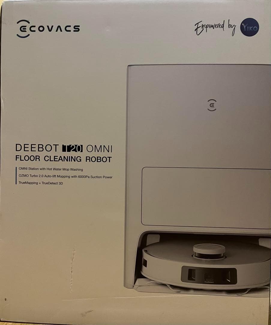 【新品未開封】ロボット掃除機ECOVACS DEEBOT T20 OMNI ②