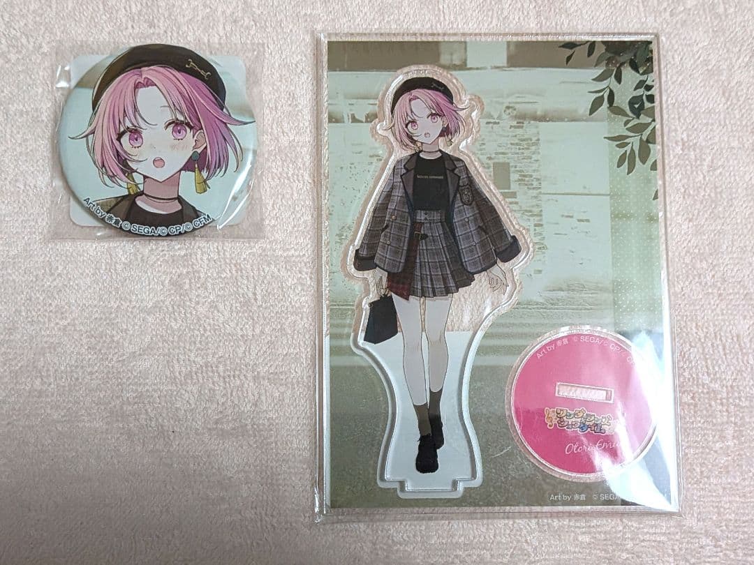 プロセカ　鳳えむ　ZOZOTOWN アクスタ　缶バッジ　ゾゾタウン