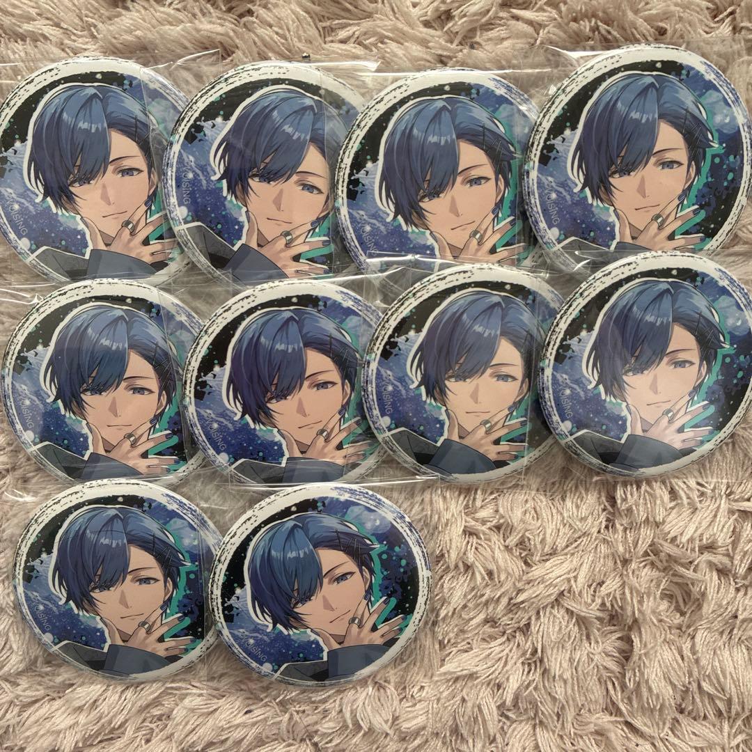 If 缶バッジ ② Blue Rose