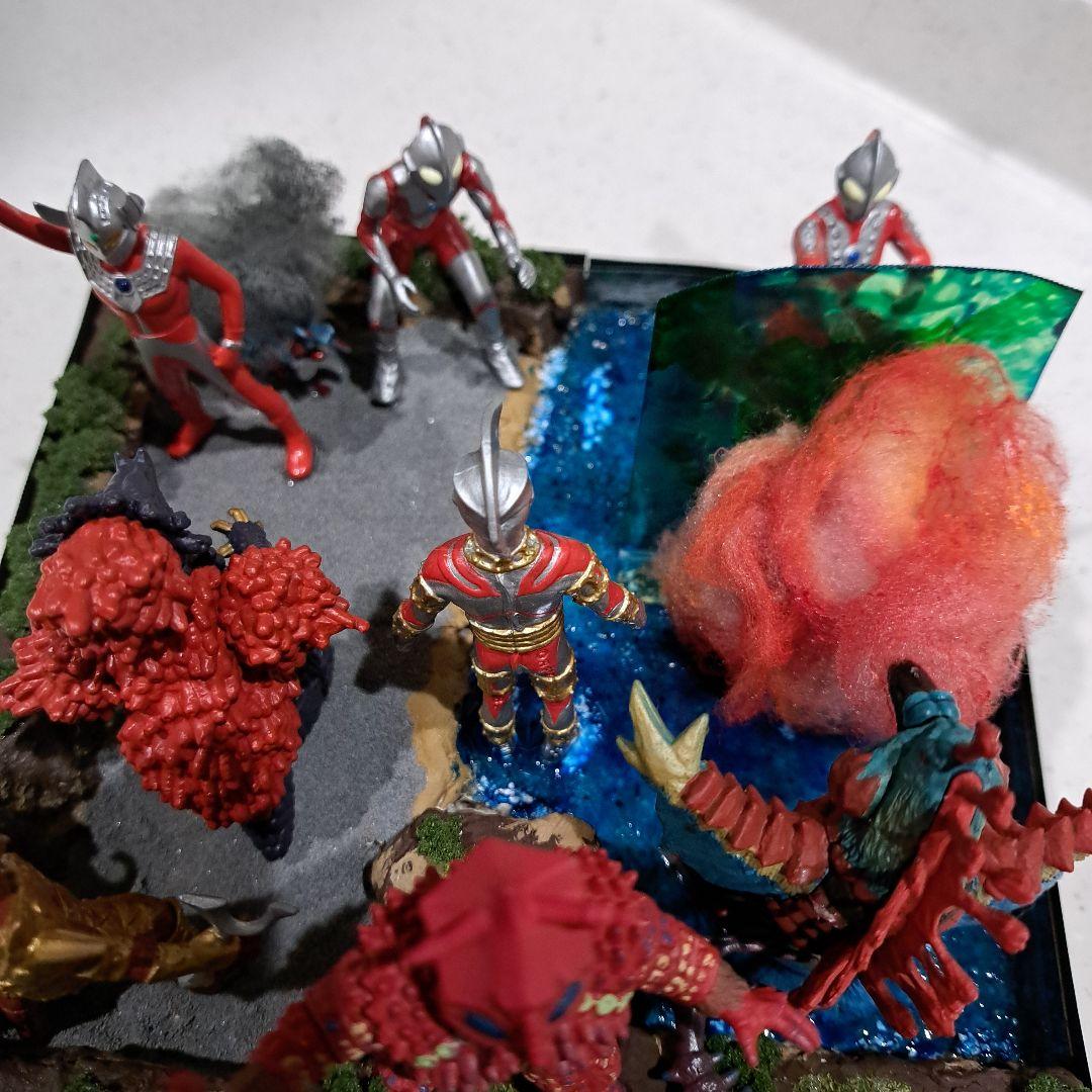 ジオラマ ウルトラ6兄弟