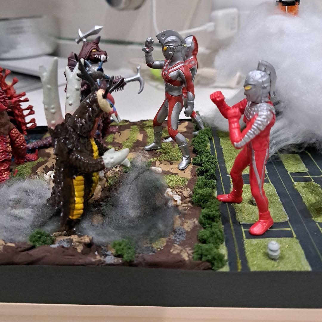 ジオラマ ウルトラ6兄弟