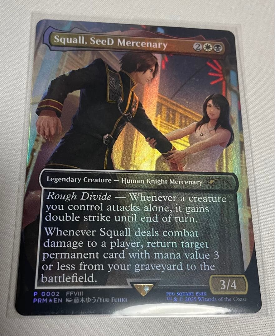 SeeDの傭兵、スコール スタンダードショーダウンプロモfoil