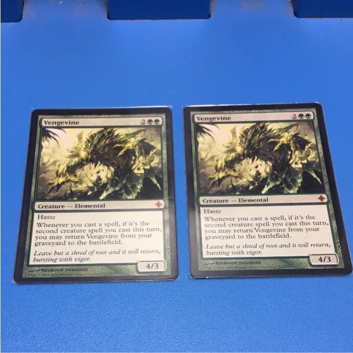 MTG 復讐蔦 vengevine 英語版 二枚セット