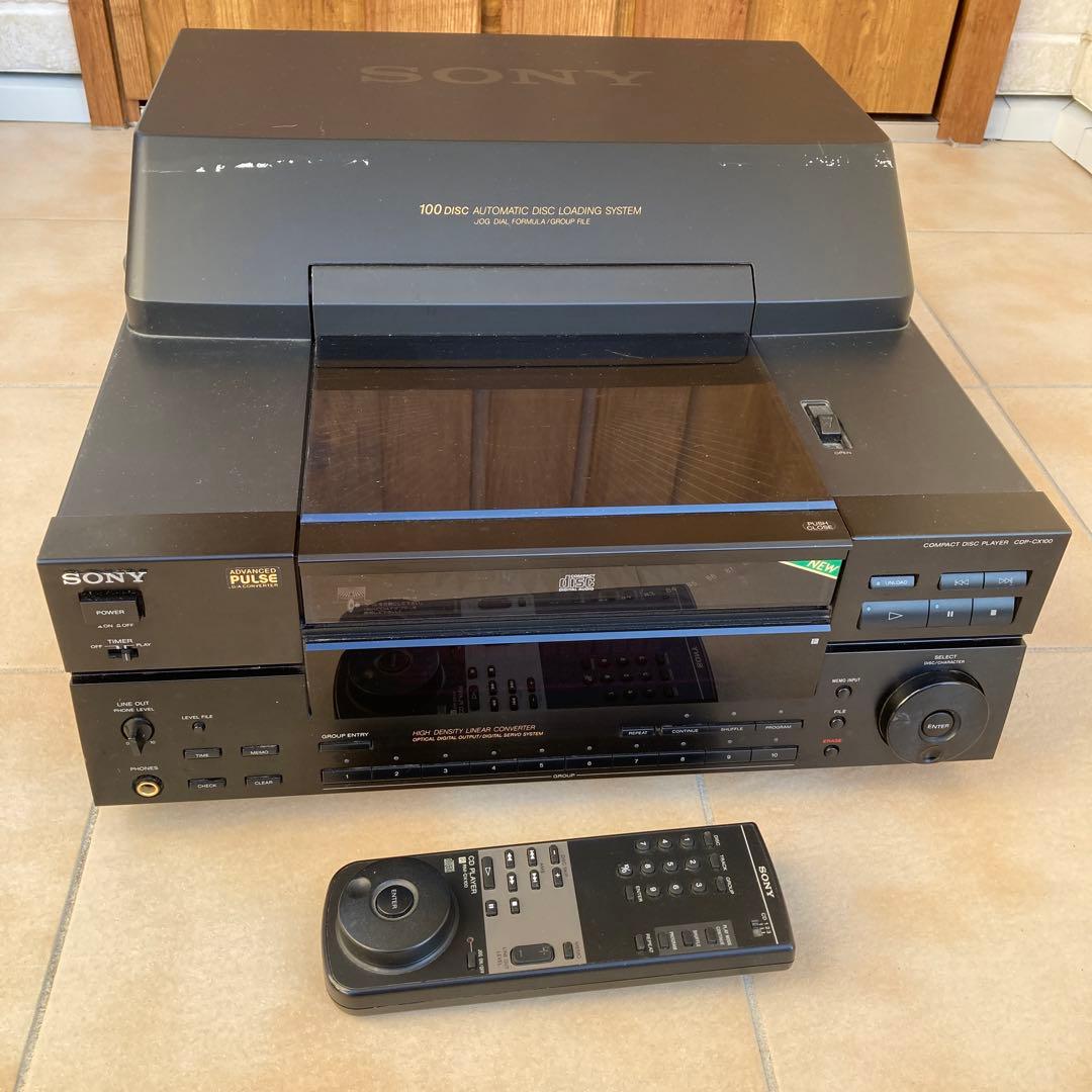 SONY⭐︎100連装CDチェンジャー［CDP-CX100］
