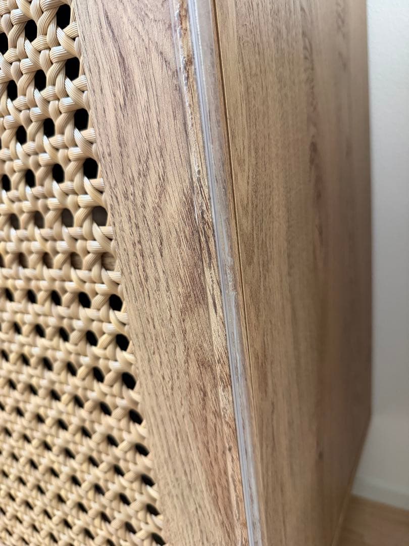 [幅120] ラタン調キャビネット リビングボード LOWYA ロウヤ