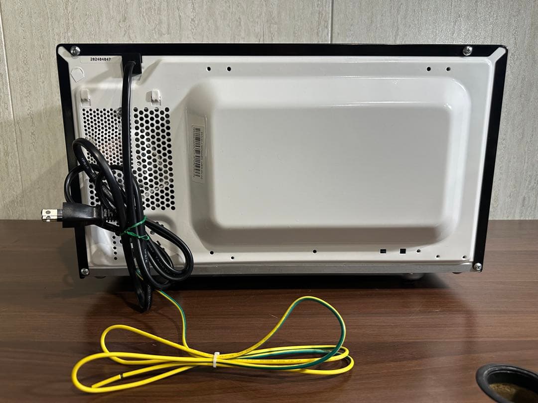 美品 TWINBIRD 電子レンジ20L ブラック 2024年製 DR-D278