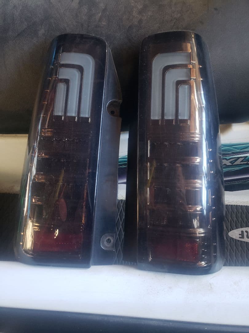 ジムニーJB23用 スモークテールライト＆クリアヘッドライト 2個セット