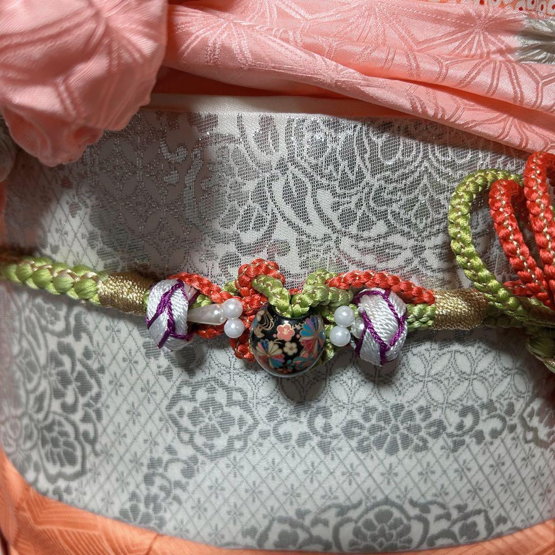 未使用近い　美品　袷　正絹　友禅　振袖　フルセット　6点