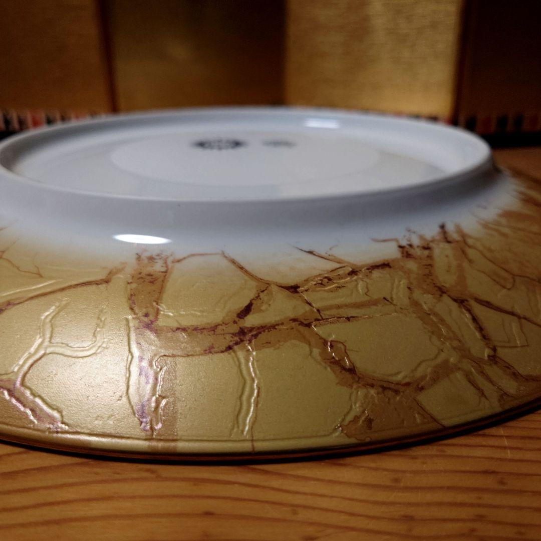 群青　リチャード ジノリ✕ルーチェ コラボ ゴールドプレート　2枚セット