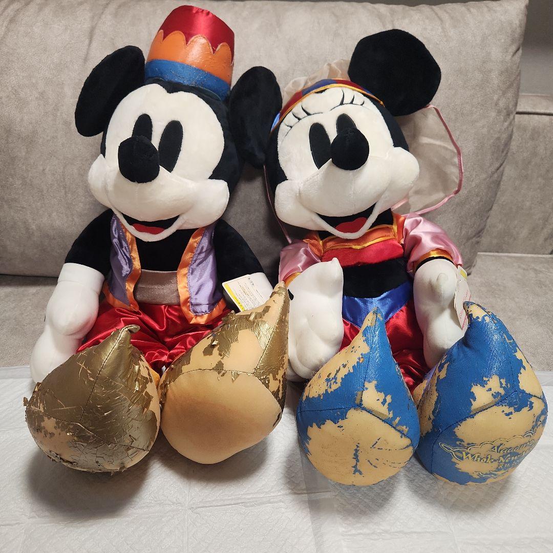 ビッグサイズ【 レア 】ディズニーシー ミッキー＆ミニー ぬいぐるみ