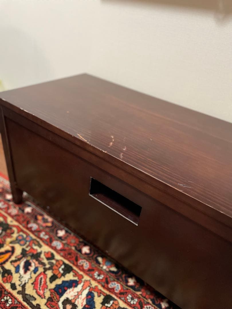 【＋】アジアン調 TVボード (W90×D40×H44cm)