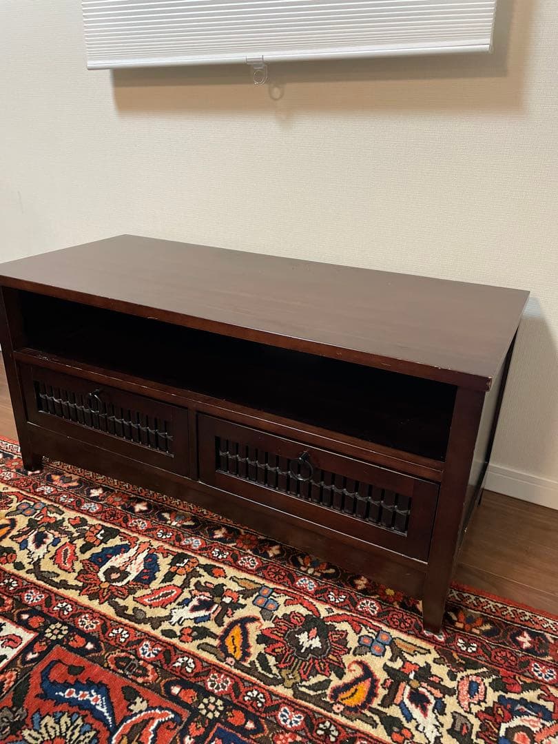 【＋】アジアン調 TVボード (W90×D40×H44cm)