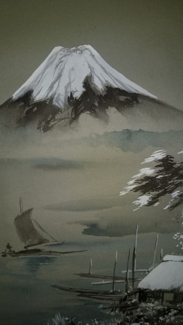 日本画水墨画⑮