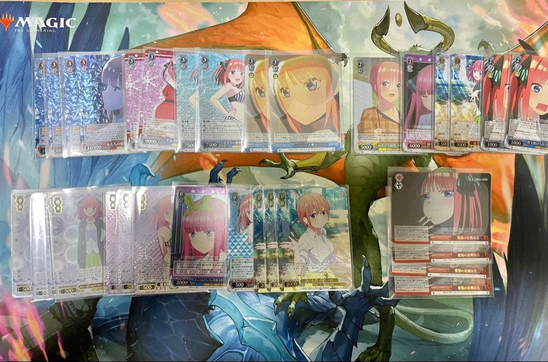 ヴァイスシュバルツ　五等分の花嫁　二乃フルレアデッキ＋パーツ