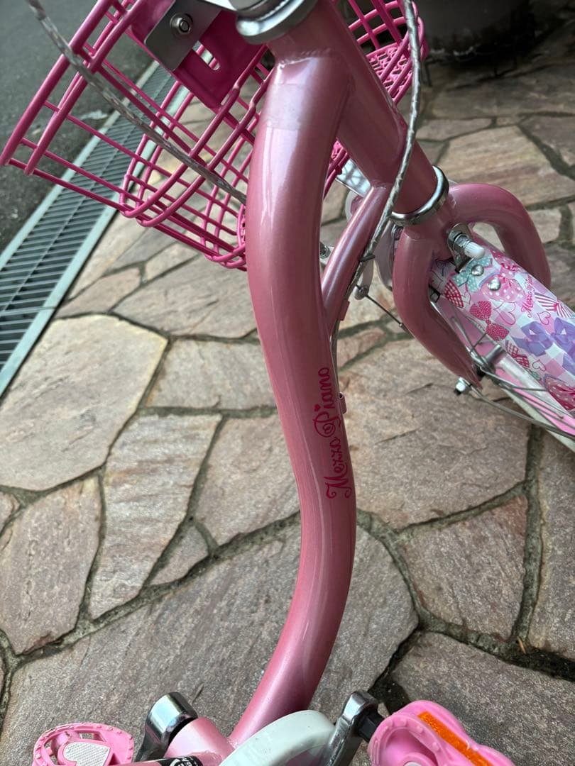 自転車　メゾピアノ 16インチ　サイクルベースあさひ　補助輪