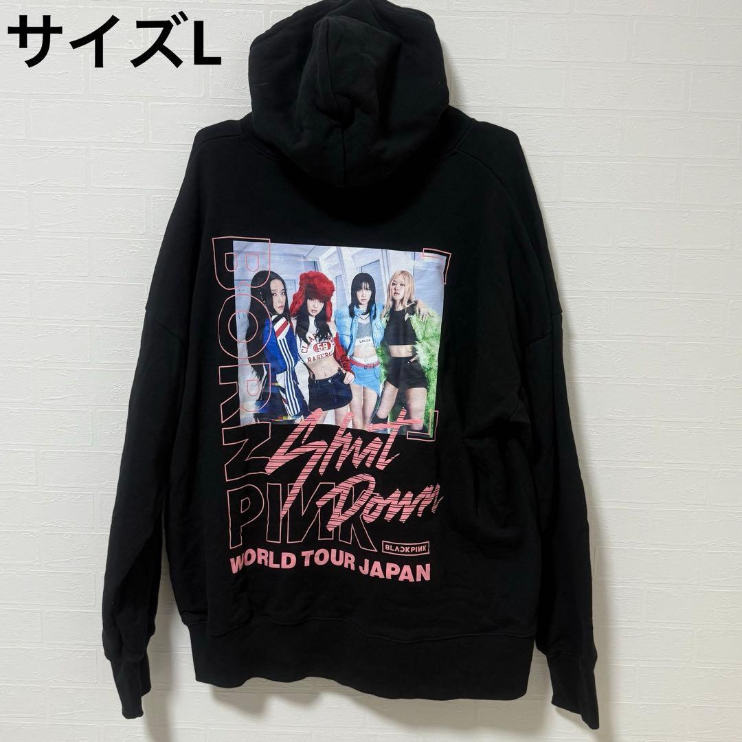 BLACKPINK JAPAN パーカー L ビッグオーバーサイズバックプリント