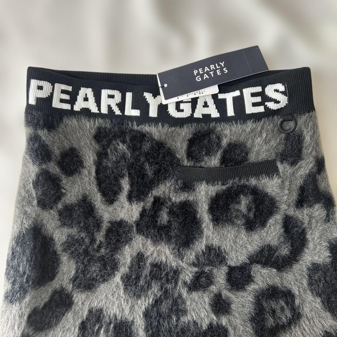 パーリーゲイツ☆新品タグ付☆レディース １(M)厚手フワフワ総柄スカート