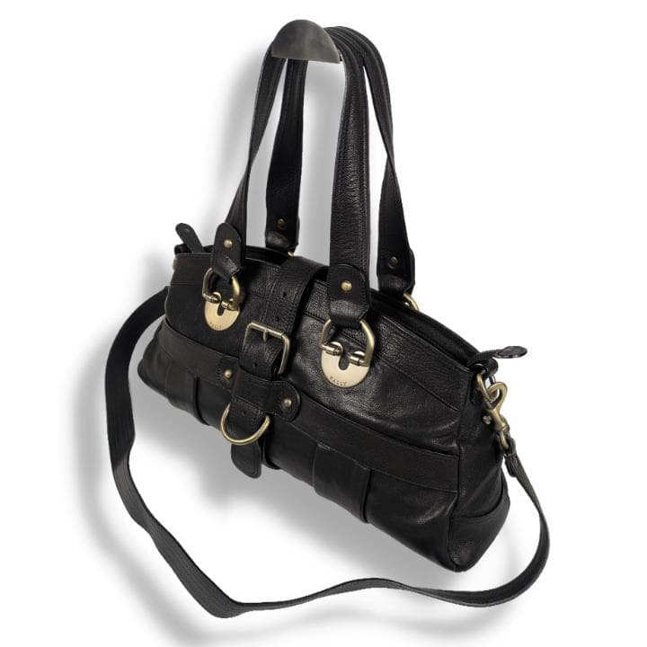 【極美品】BALLY y2k 2way ショルダーバッグ レザー ブラック