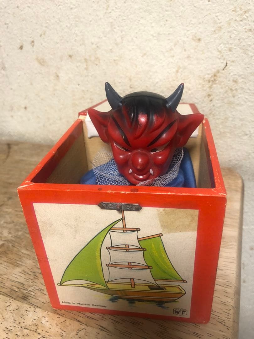 ビンテージ　デビル 悪魔　ハロウィン　ミッドセンチュリー  レトロ　モンスター