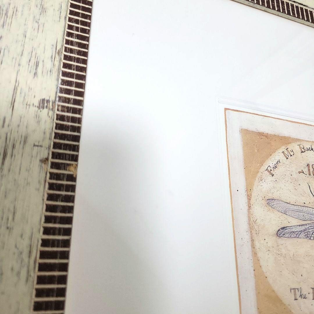 高級感あり 大型アンティーク風木製額 45.5㎝×45.5㎝ 三枚セット