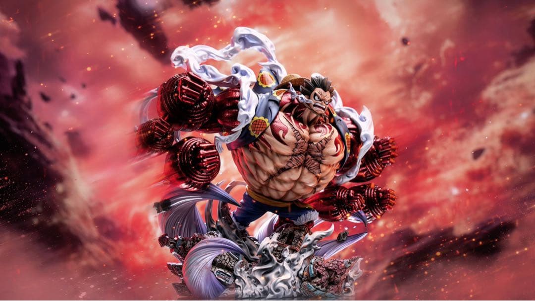 ワンピース 麦わら ルフィ ギア4 四皇 フィギュア 新品