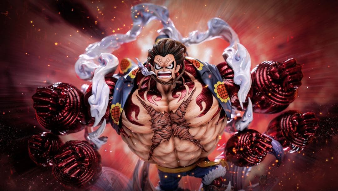 ワンピース 麦わら ルフィ ギア4 四皇 フィギュア 新品