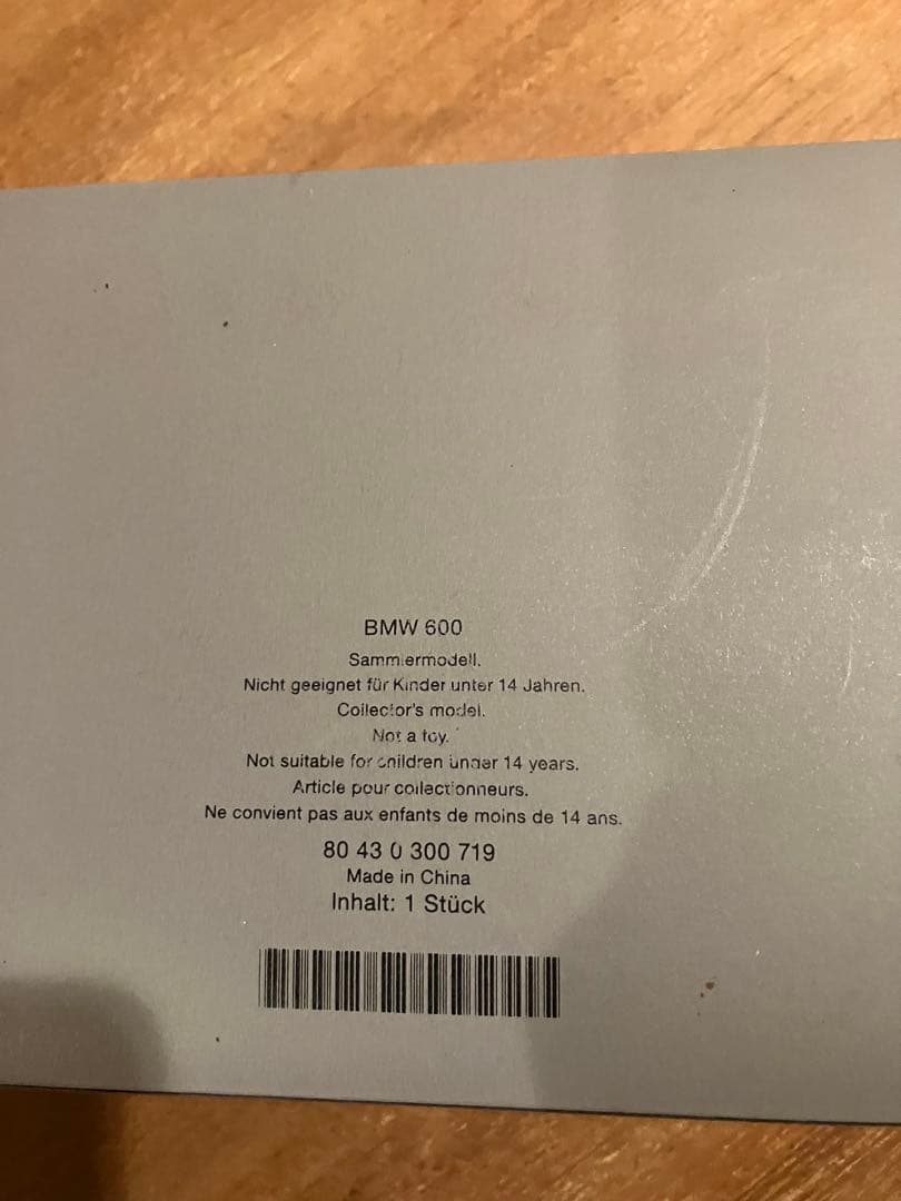 1/18 BMW 別注 600 イセッタ 希少中古　美品