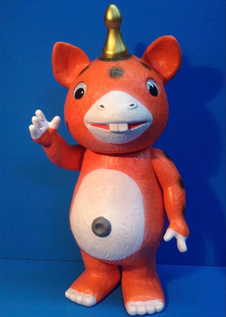 イヌクマ★快獣ブースカ★ジャイアントサイズ【オレンジ（1）】未使用新品 色紙付き