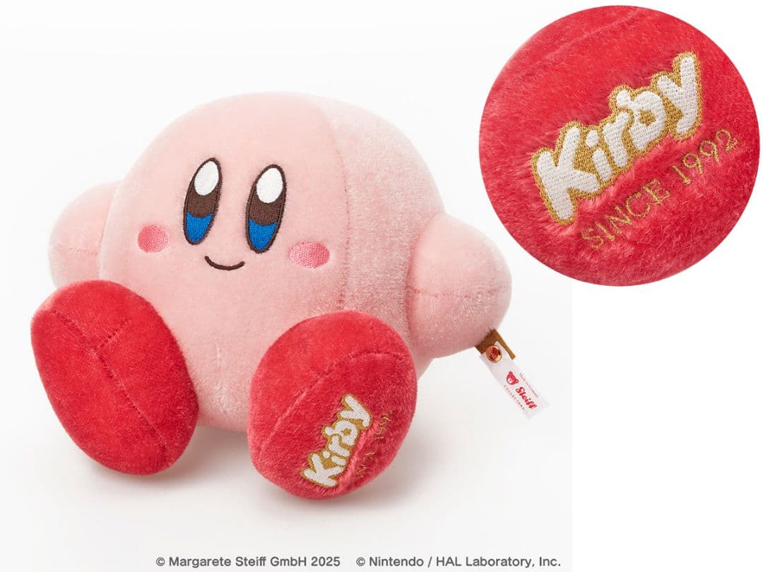 世界1992個限定：2個セット-シュタイフ カービィコラボぬいぐるみ