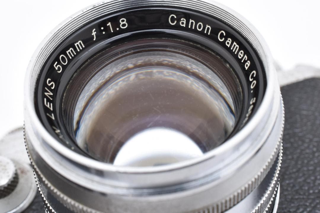 キャノン 50mm f:1.8 レンジファインダー フィルム カメラ レンズ