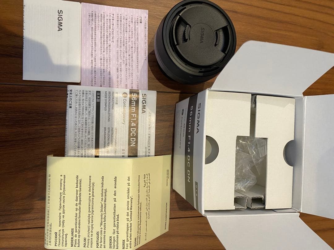 SIGMA 56mm F1.4 DC DN レンズ　SONY Eマウント