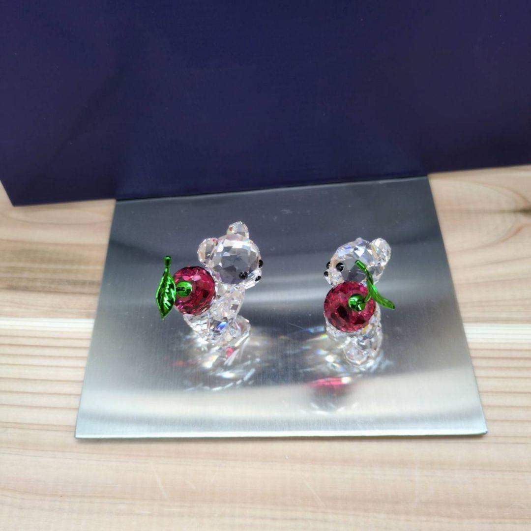 最終価格　新品 スワロフスキー Krisベア チェリー カップル 5675393