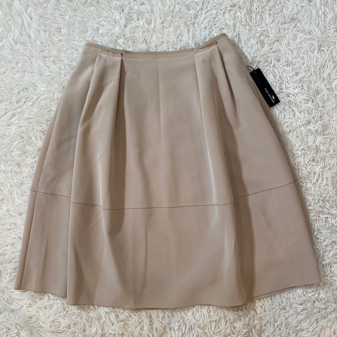 極美品 22年 フォクシー スカート バロン 42 ロイヤルミルクティ