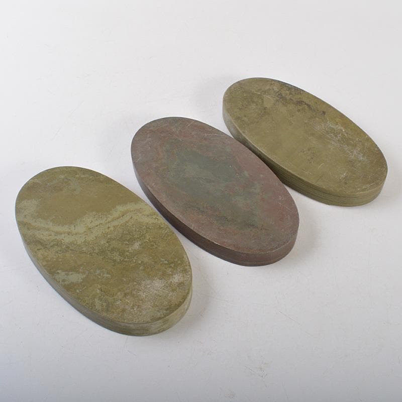 中国　書道具　端渓硯　寅・蛇・豚刻　干支　3点まとめて　C　6475