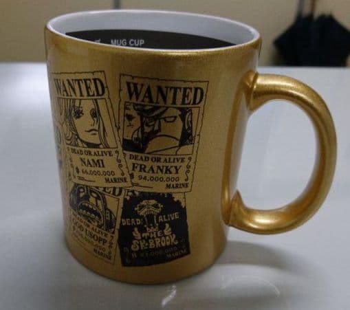 ワンピース激レア ゴールドマグカップTwitter企画100人限定プレゼント