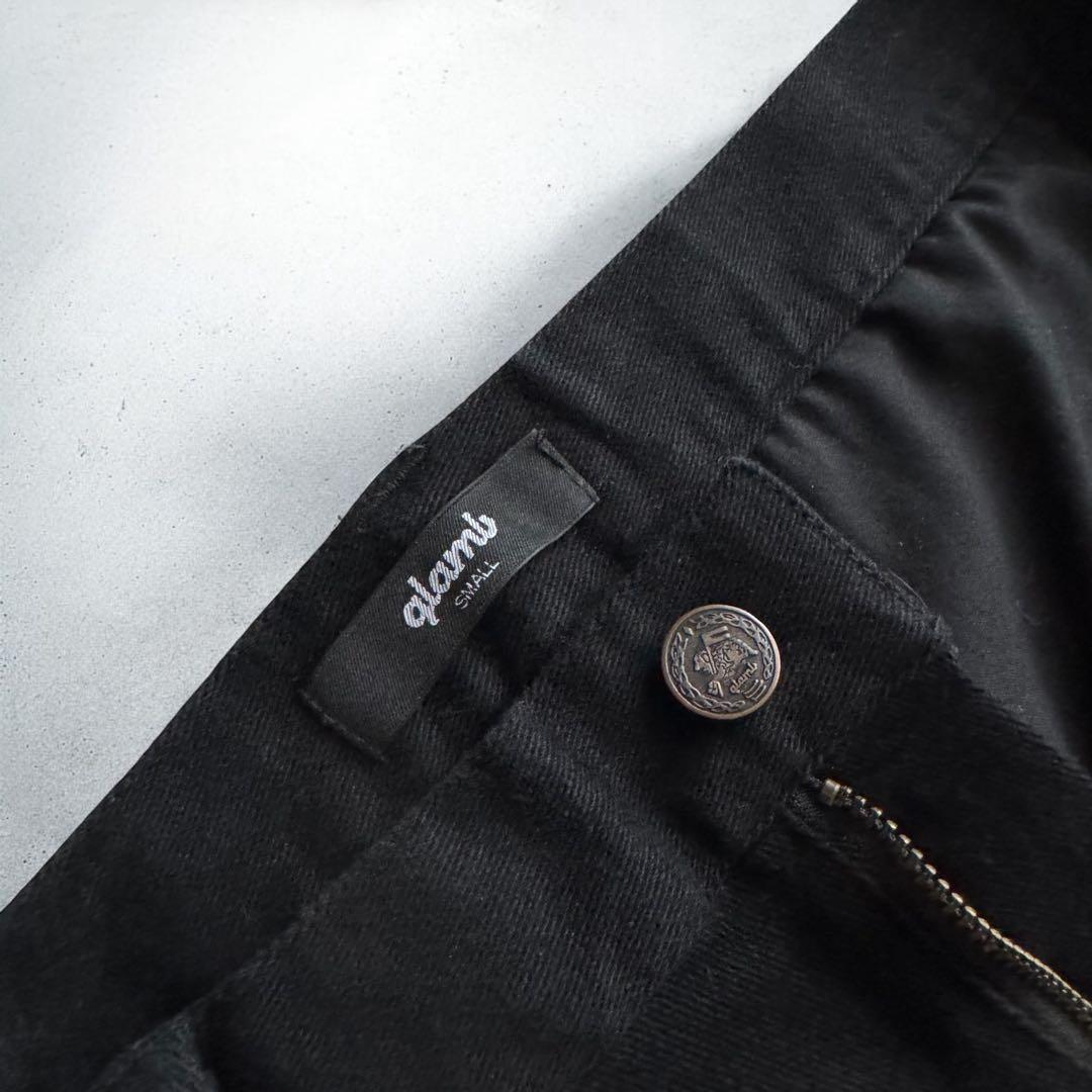 glambグラム レイズジョッパーズパンツ ストレッチ 裾リブ ブラック