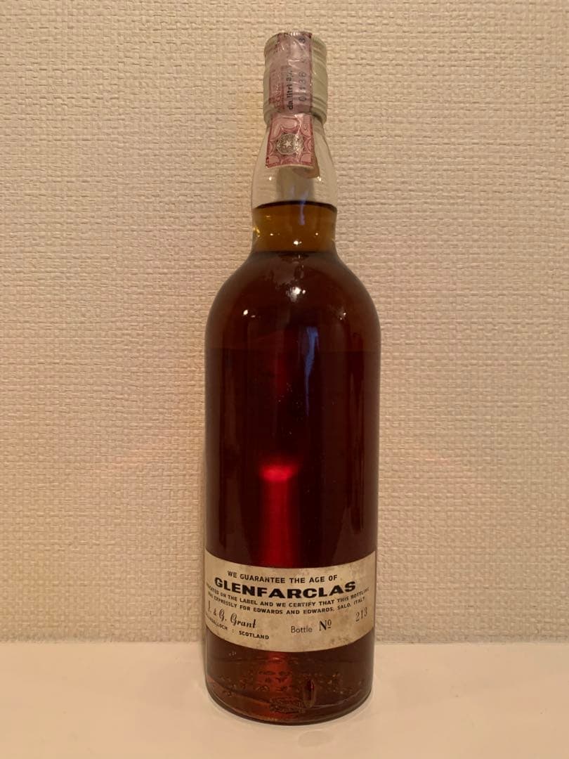 【伝説】Glenfarclas 21Y for エドワードジャッコーネ