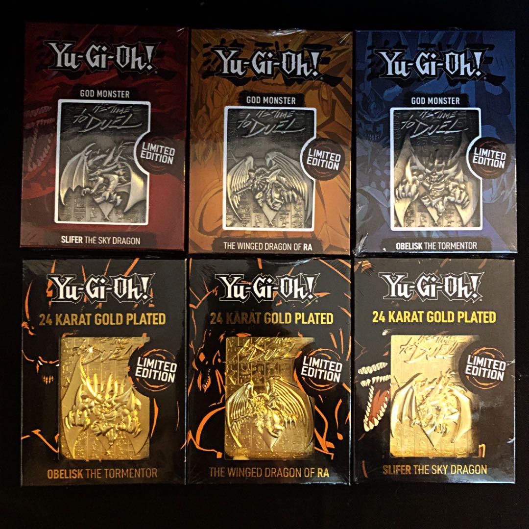 遊戯王　三幻神　金属製メタルカード　6点セット 新品未開封