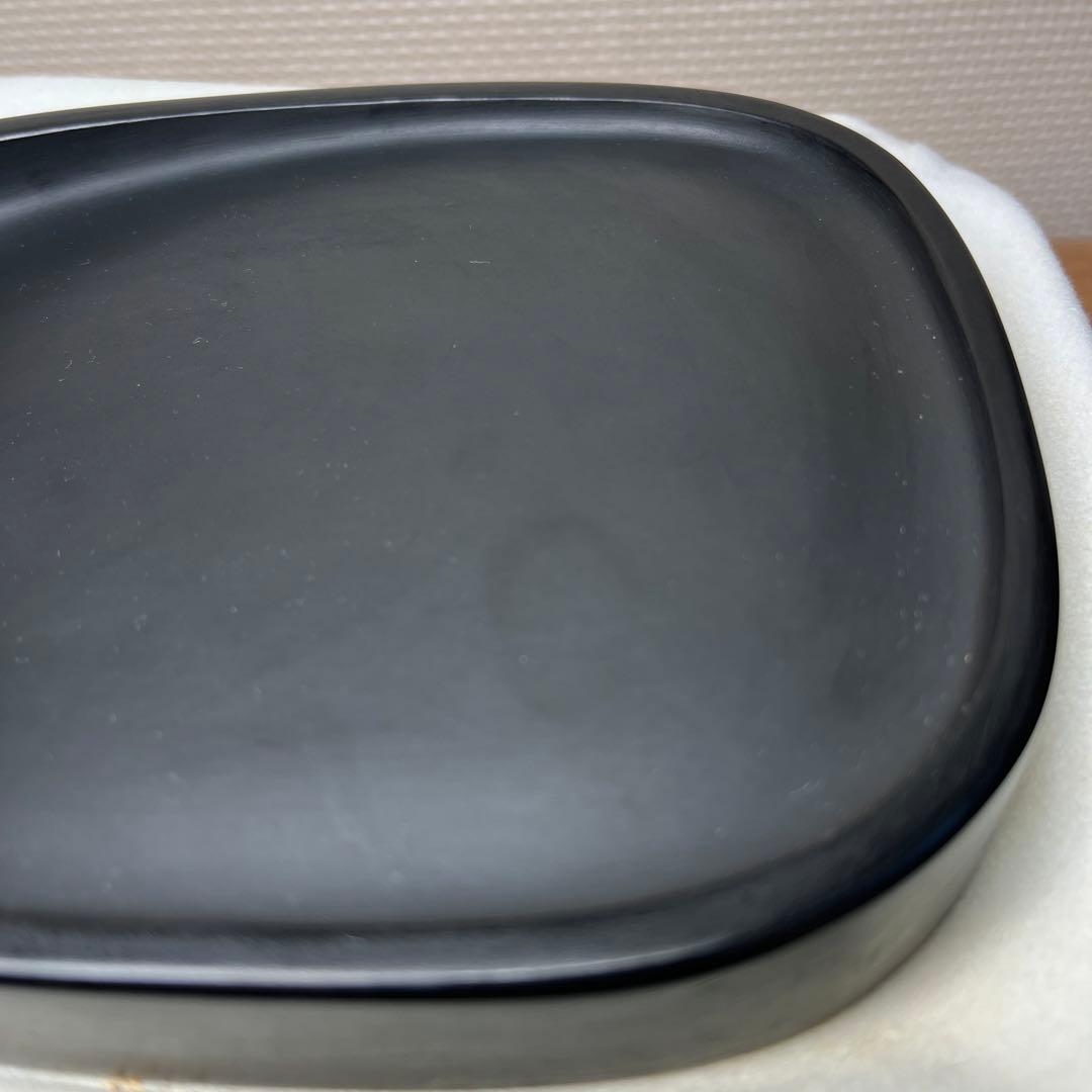 ⭕️雨端硯　梅壽硯　名工　11代　雨宮静軒　未使用美品　希少特殊価値　高価