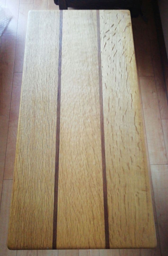 お洒落な　無垢材　サイドテーブル　検、飛騨家具